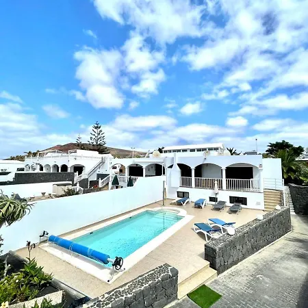 Encantadora Villa Con Piscina Privada, Wifi, A/C, Bbq, Playa Blanca *